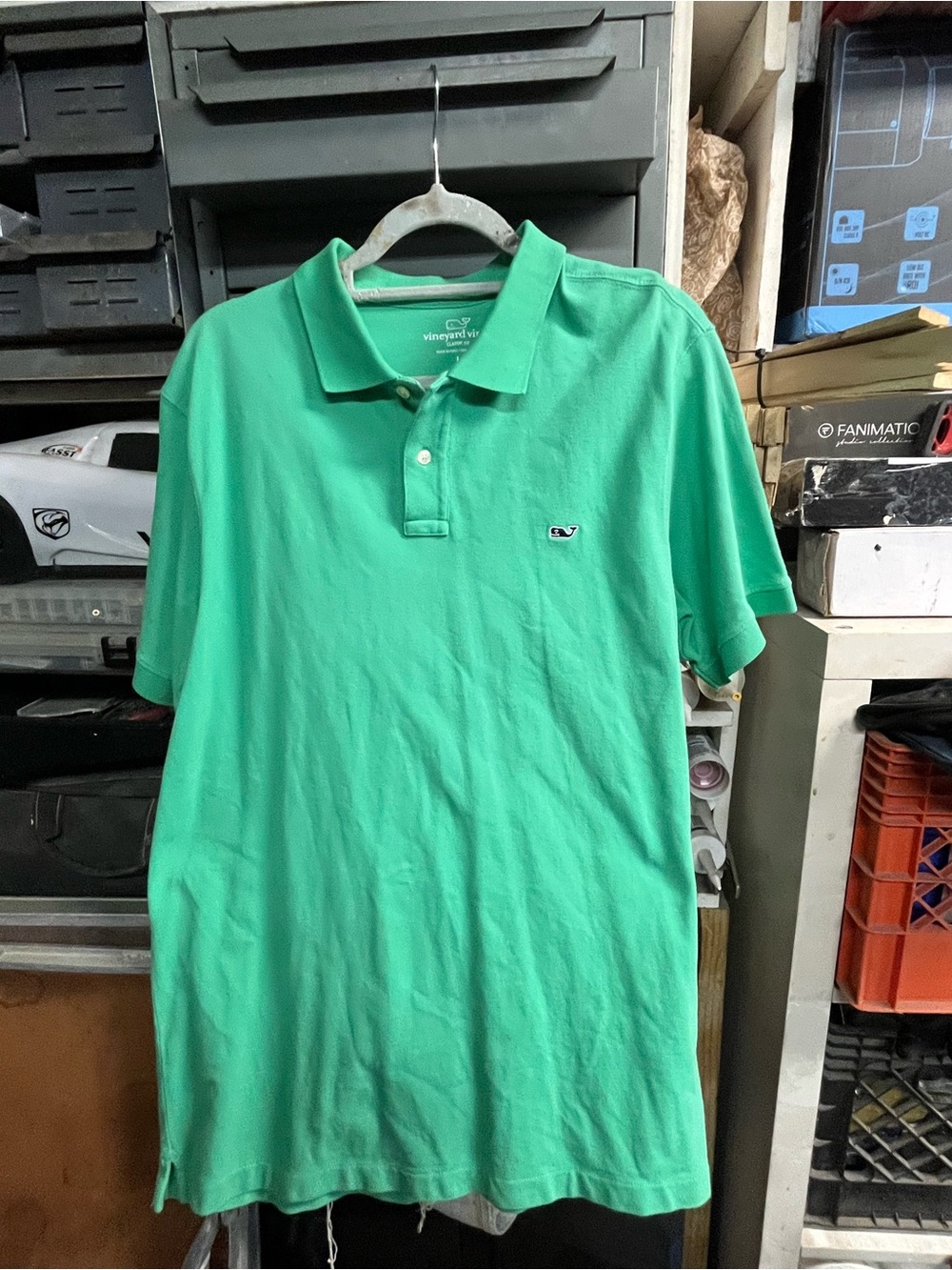 Vineyard Vines Bright Teal Green Short-Sleeve Polo